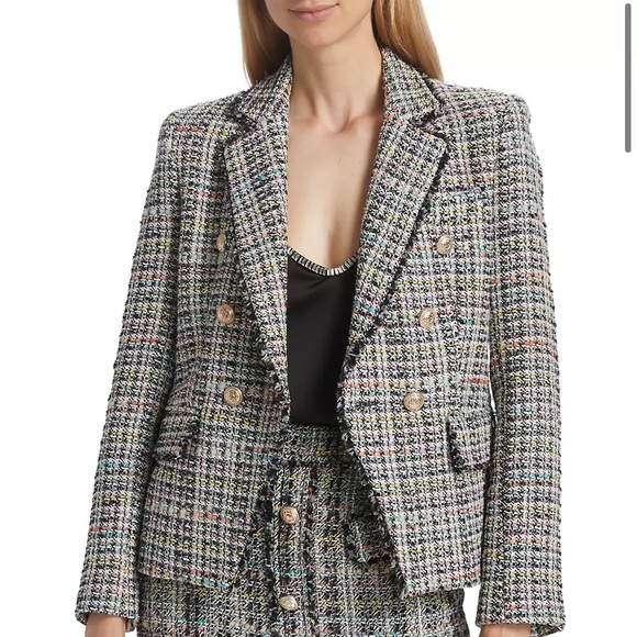 NWT-Generation Love Eliza Tweed Blazer Size Large - Picture 2 of 6